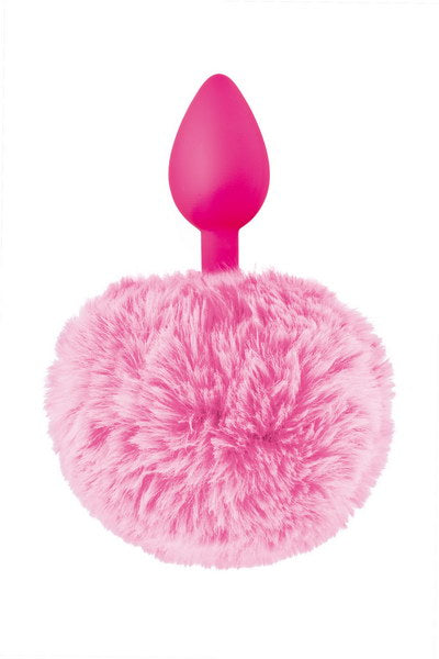 Sweet Caress - Plug con Pon Pon - Rosa