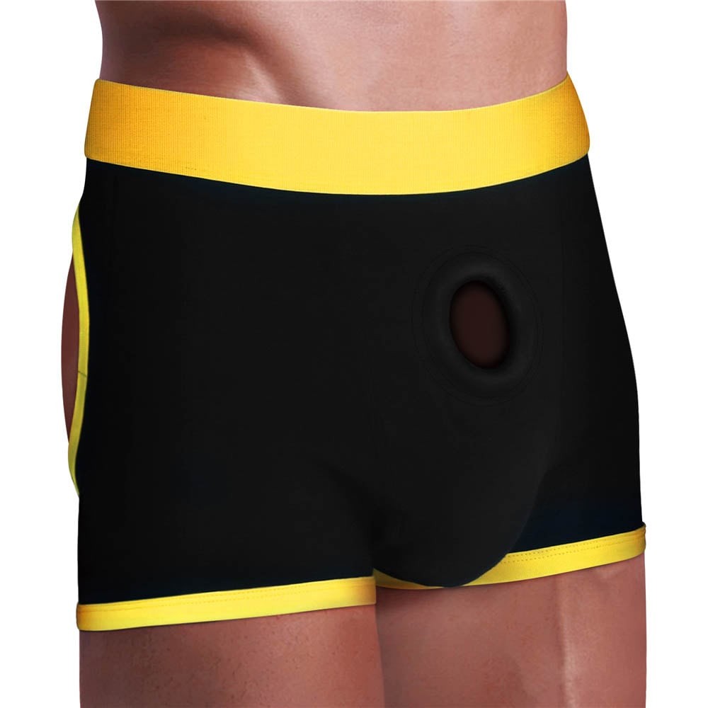 Pantaloncini strapon eccitanti M/L (girovita 33-37 pollici)