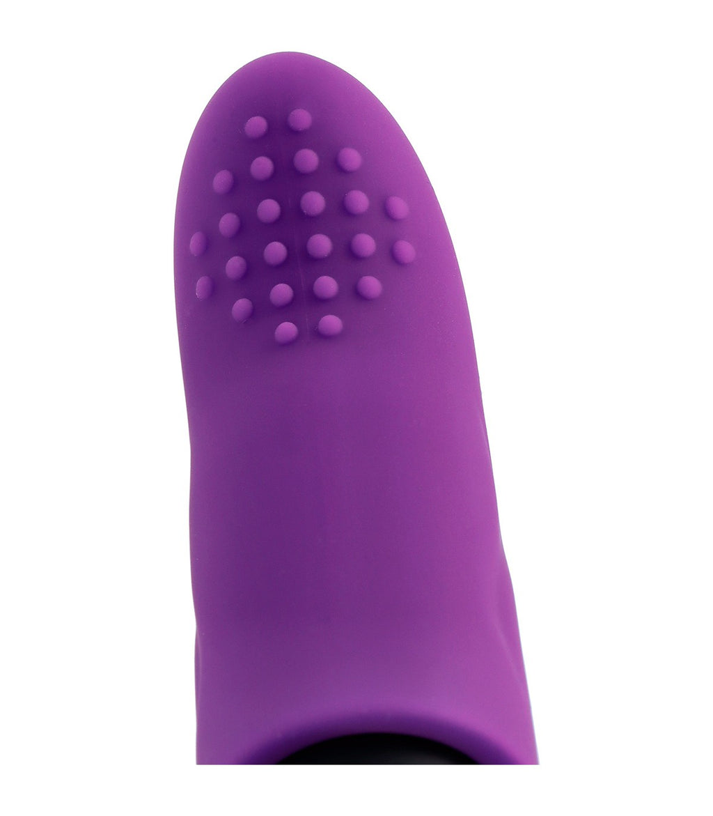 Nº 89 PROIETTILE VIBRANTE RICARICABILE PER IL DITO VIOLA