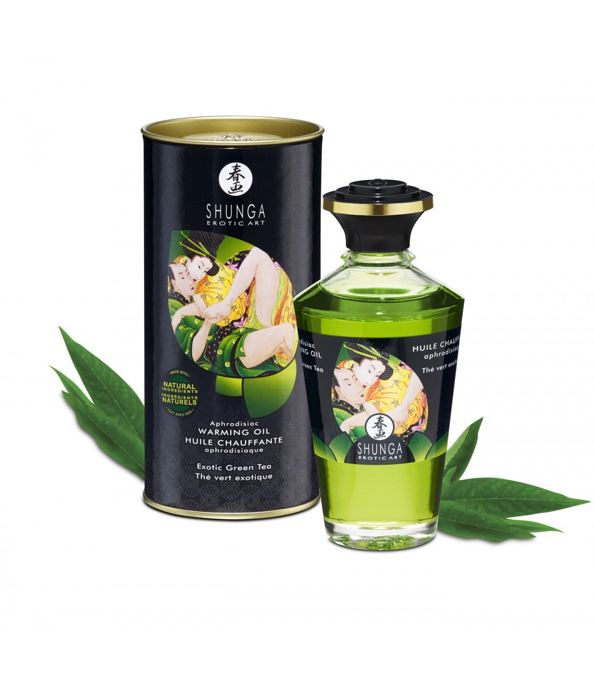 OLIO AFRODISCUSSIONE AL TÈ VERDE BIOLOGICO SHUNGA 100ML