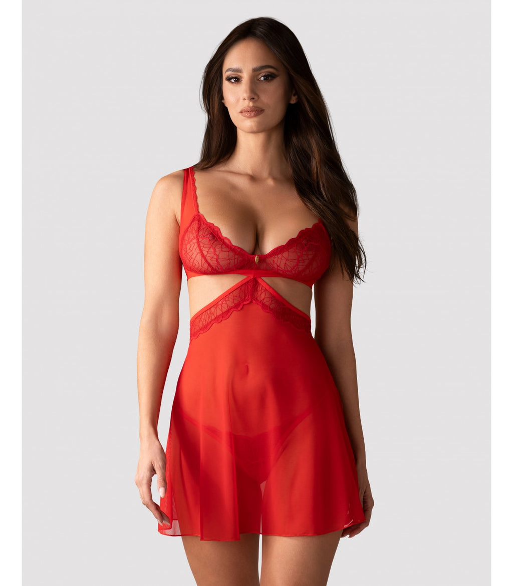 CUPIDE DESIR BABYDOLL E PERIZOMA S/M