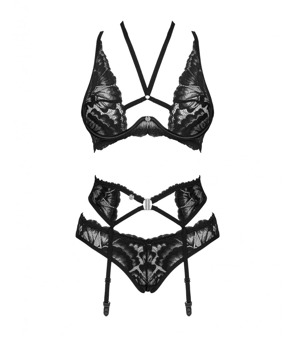 ALESSYA SET 3 PEZZI NERO XS/S